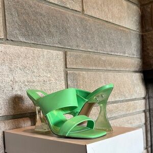 Stylish Green Women's Heels
